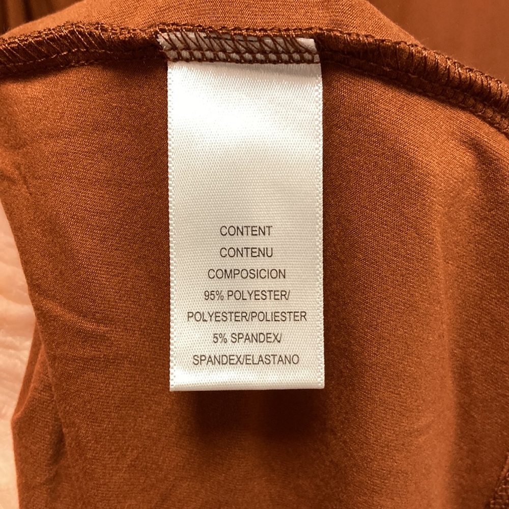 Rust colored dress - Picture 4 of 5